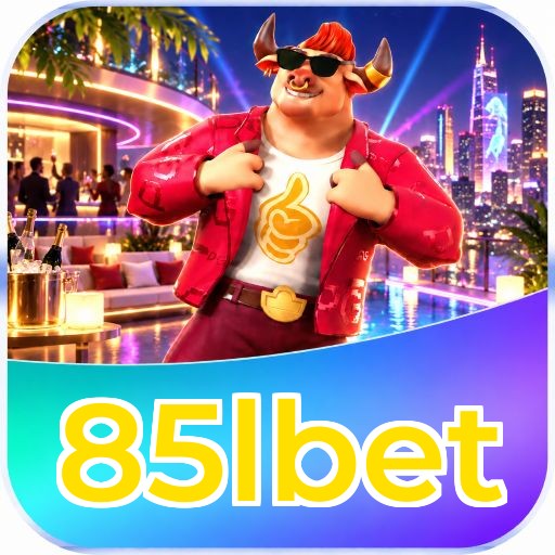 Interface da plataforma 85lbet mostrando slots populares e bônus de boas-vindas